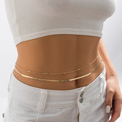 Flat Snake Chain Waist