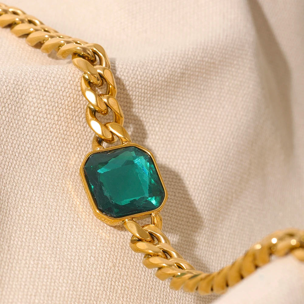 Thick Cuban Chain Green